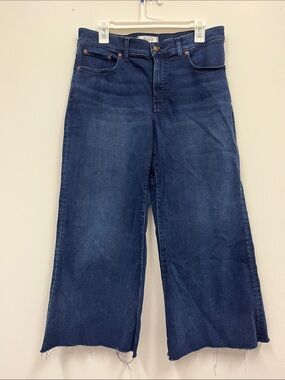 Madewell Flared Wide Log Crop jeans size 31P